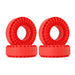 Injora 1.9" 1/10 Crawler Tires Silicone Rubber Inserts 118-122mm Hard 4 Pack