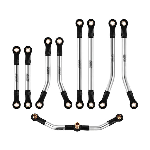 Injora 4M-08-57 Steel High Clearance Links Set w/Steering Link for Traxxas® TRX-4M®