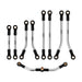 Injora 4M-08-57 Steel High Clearance Links Set w/Steering Link for Traxxas® TRX-4M®