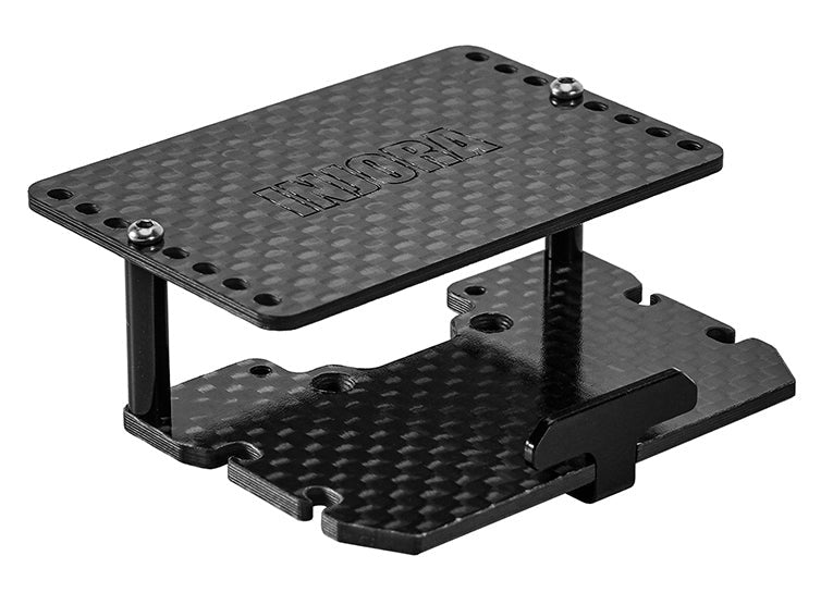 Injora 4M-103 Double Decker Carbon Fiber Battery & ESC Tray Set for Traxxas® TRX-4M™
