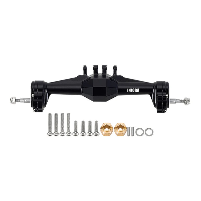Injora 4M-104BKFR Aluminum Diamond Front & Rear Portal Axles Set for Traxxas® TRX-4M®