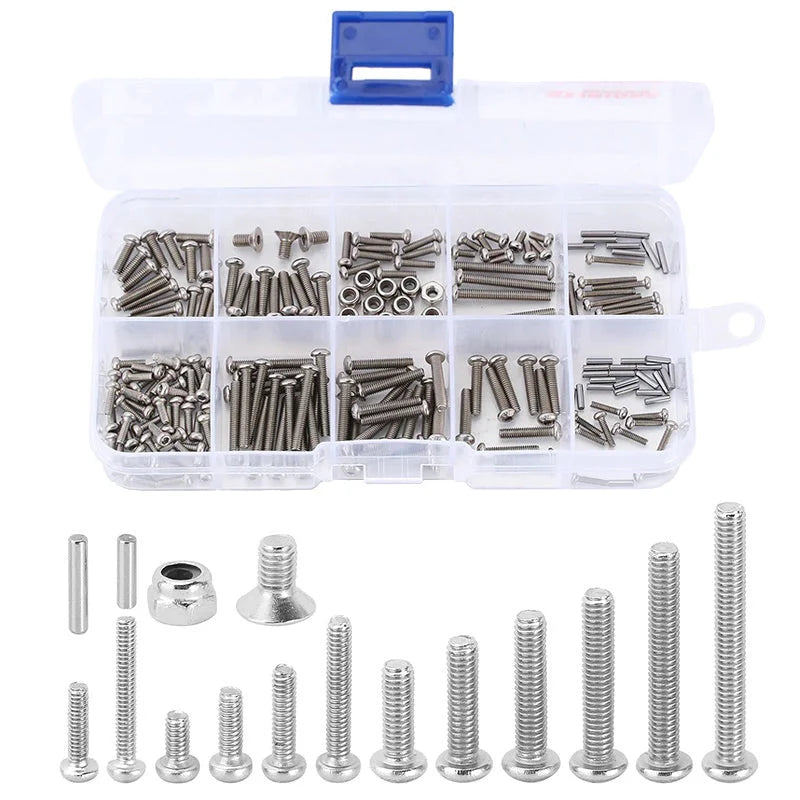 Injora 4M-15 Stainless Steel Hardware Kit for for Traxxas TRX-4M