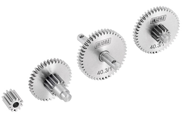 Injora 4M-36 Stainless Steel Low Range Transmission Gear Set for Traxxas® TRX-4M™