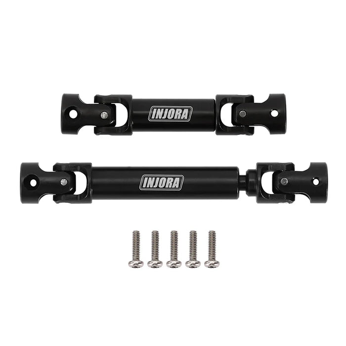 Injora 4M-50BK Hardened Steel Drive Shafts Set for Traxxas® TRX4M™ (Defender/Bronco)