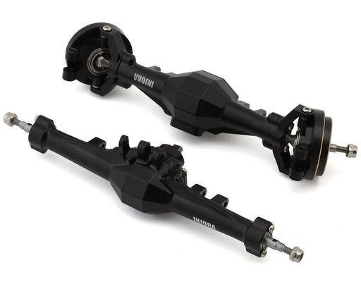 Injora 4M-92BRFR Aluminum Diamond Front & Rear Straight Axles Set for Traxxas® TRX-4M®