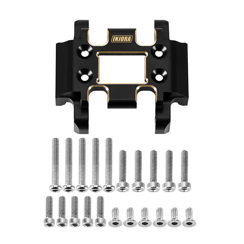 Injora ASC18-03BK Black 21g Brass Skid Plate for Redcat Ascent-18