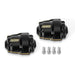 Injora ASC18-07BK Black 7g Brass Differential Covers for Redcat Ascent-18 (2 Pack)