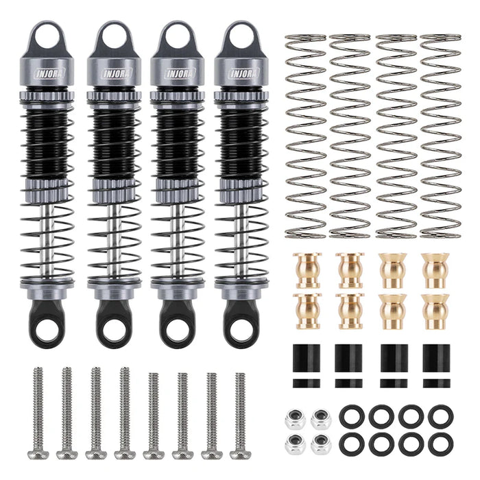 Injora ASC18-09GL-4 53mm Aluminum Oil-Filled Shocks for Ascent18/Venture18