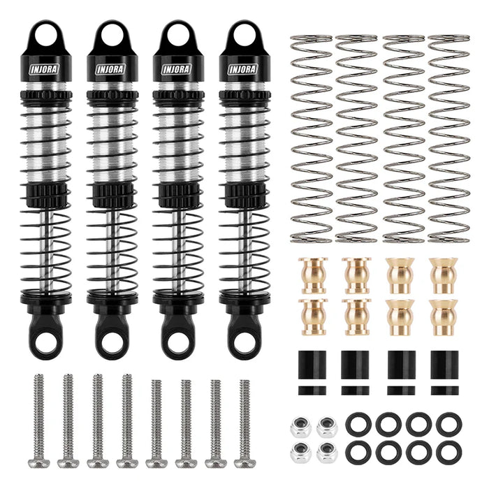 Injora ASC18-10BS-4 Long Travel 59mm Aluminum Oil-Filled Shocks for Ascent18/Venture18
