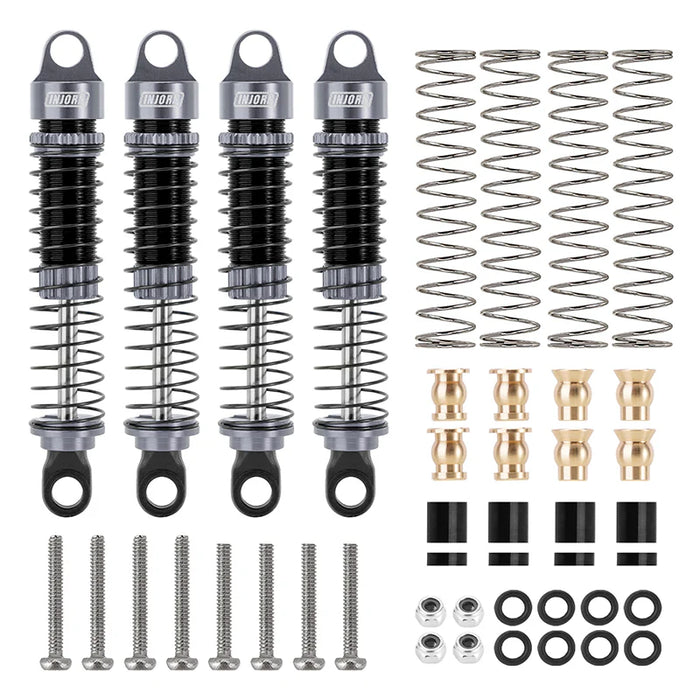 Injora ASC18-10GL-4 Long Travel 59mm Aluminum Oil-Filled Shocks for Ascent18/Venture18