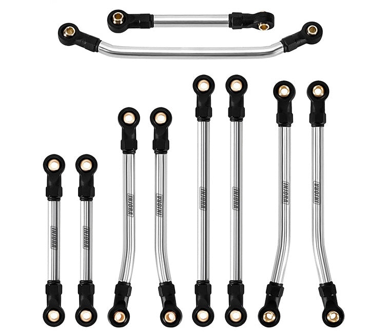 Injora ASC18-11-12 Redcat Ascent18 Stainless Steel High Clearance Links Set