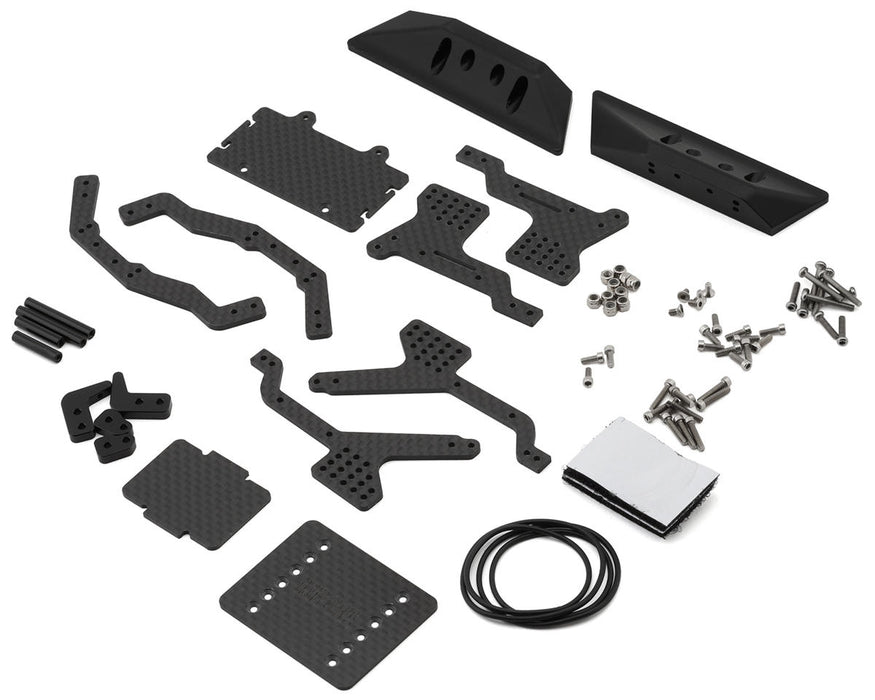 Injora ASC18-16B-17 LCG Carbon Fiber Chassis Kit for Redcat Ascent-18