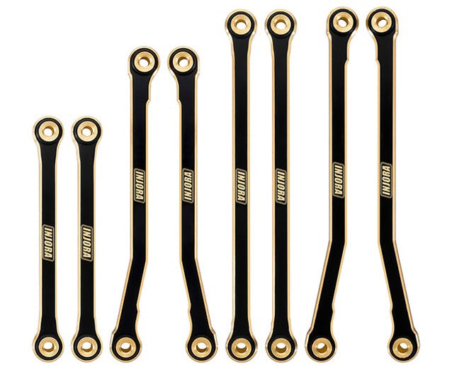 Injora ASC18-18 Black Brass High Clearance Chassis Links for 1/18 Redcat Ascent-18