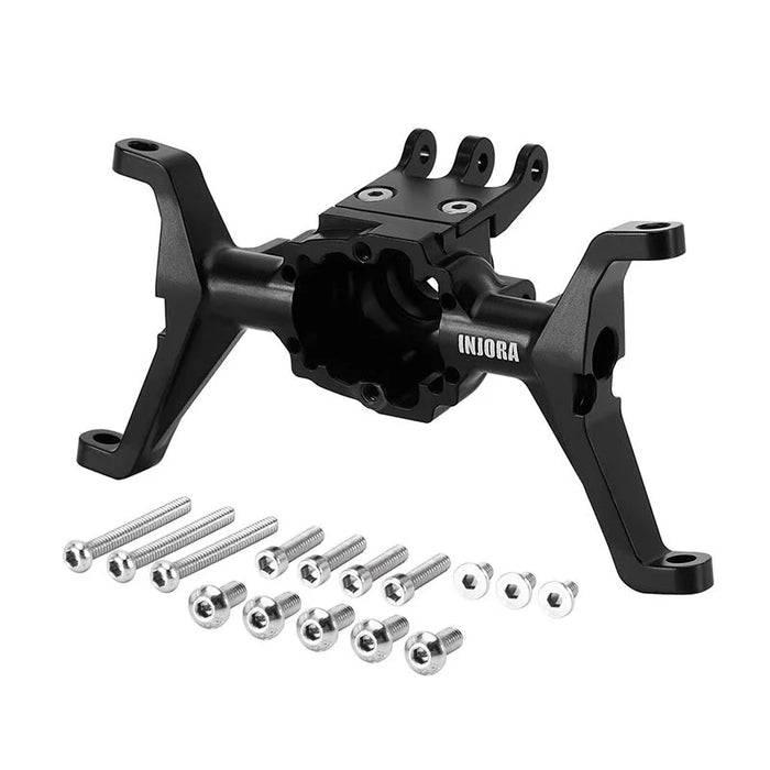 Injora ASC18-19F Black Aluminum One-Piece Portal Axle Housing for Redcat Ascent-18