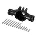 Injora ASC18-19R Black Aluminum Portal Axle Housing for Redcat Ascent-18