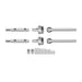 Injora ASC18-21F Stainless Steel Front Portal Shafts & Axles Set for Redcat Ascent-18