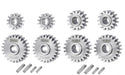 Injora ASC18-22-24T Stainless Steel Overdrive & Underdrive Portal Gears Set for Redcat Ascent-18