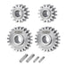 Injora ASC18-22T Stainless Steel Overdrive Front Portal Gears Set for Redcat Ascent-18