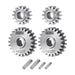 Injora ASC18-23T Stainless Steel Front Portal Gears Set for Redcat Ascent-18