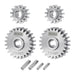 Injora ASC18-24T Stainless Steel Underdrive Rear Portal Gears Set for Redcat Ascent-18
