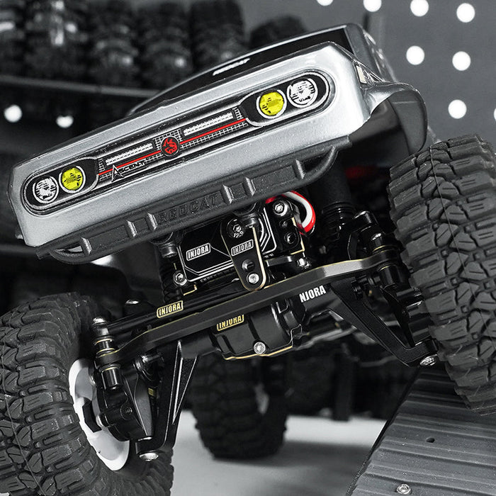 Injora ASC18-26FR Aluminum Front & Rear Portal Axles Set (208g Total) for Redcat Ascent-18