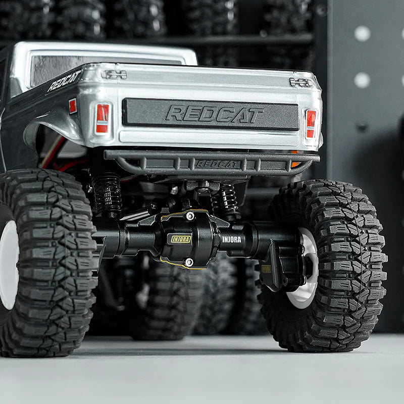 Injora ASC18-26FR Aluminum Front & Rear Portal Axles Set (208g Total) for Redcat Ascent-18