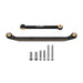 Injora ASC18-31 Black 11.1g Brass Steering Links Set for Redcat Ascent-18