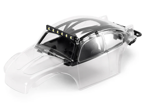 Injora INJBUG24-CL 1/24 Clear Bug Body with Interior fits SCX24 with Light Bar