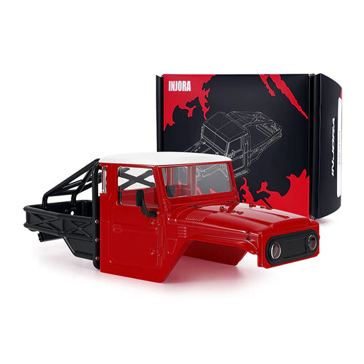 Injora IR40-24RD Red SCX24 IR40-24 Half Truck Pre-Painted Body Set for 133mm Wheelbase