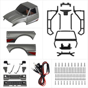 Injora IR60-24GL Axial® SCX24 IR60-24 Pickup 1/24 Pre-Painted Hard Body Set (Grey)