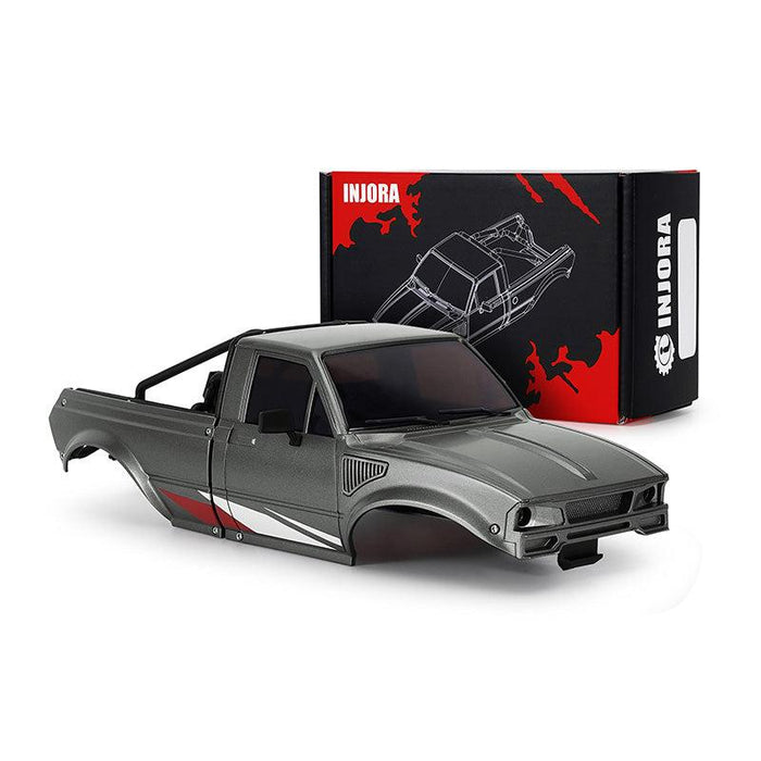 Injora IR60-24GL Axial® SCX24 IR60-24 Pickup 1/24 Pre-Painted Hard Body Set (Grey)