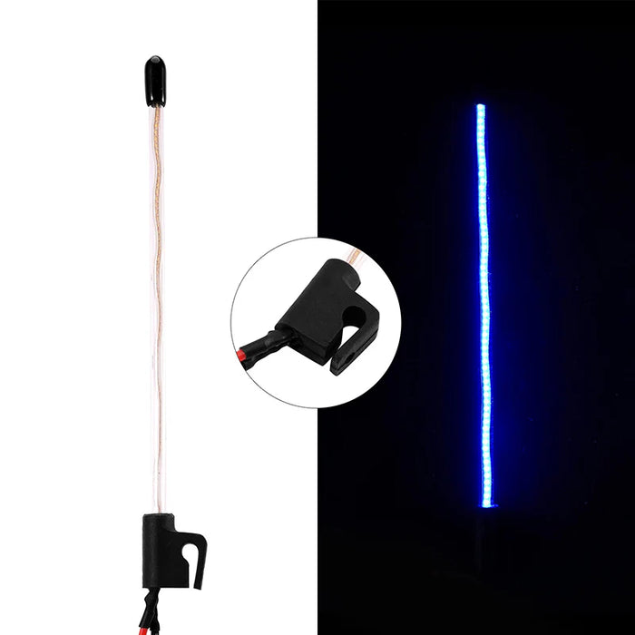 Injora L44-BL Micro Crawler Ice Blue LED Whip Light (Side Fixed)