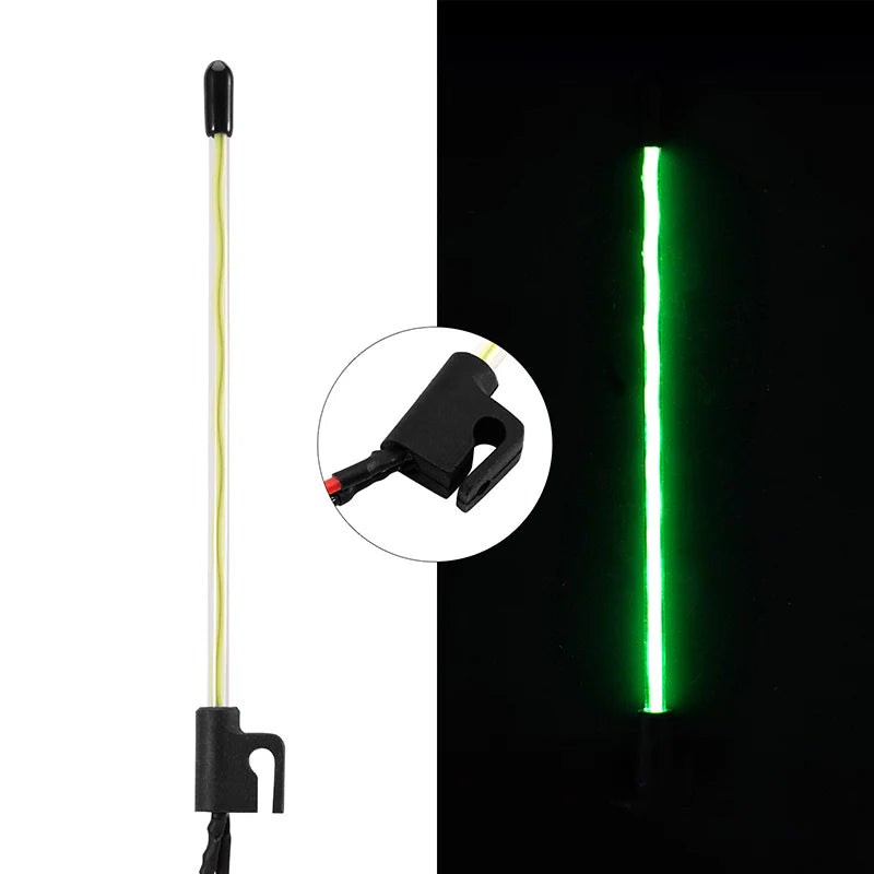 Injora L44-GN Micro Crawler Green LED Whip Light (Side Fixed)
