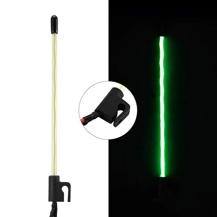 Injora L44-GN Micro Crawler Green LED Whip Light (Side Fixed)