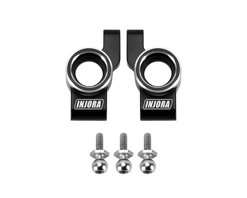 Injora LOS-05BK Losi Micro-B/T Black Aluminum Rear Hubs (2 Pack)