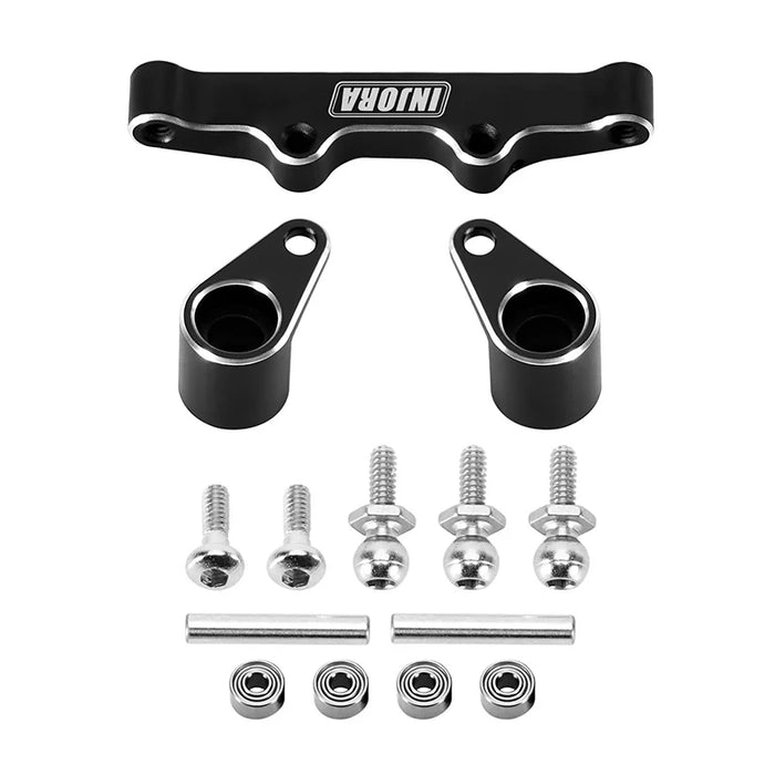 Injora LOS-23BK Losi® Micro-B™/T™ Aluminum Steering Rack Set (Black)