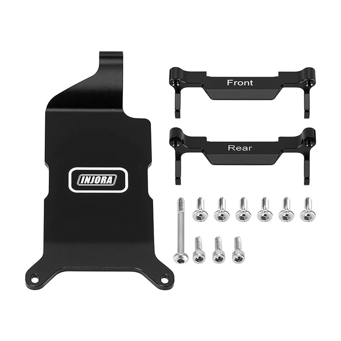 Injora LOS-25BK Losi® Micro-B™ Aluminum Brushless ESC Mount Set (Black)