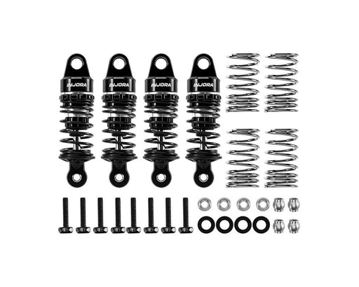 Injora LOS-39BS Losi® NASCAR Black Aluminum Oil Shocks (4 Pack)
