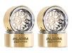 Injora MW7006-19 Injora 0.7" D19 ModuWheel Brass & Aluminum Micro Crawler Beadlock Wheels