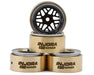 Injora MW7012BK-19 Injora 0.7" D19 Black ModuWheel Brass & Aluminum Micro Crawler Beadlock Wheels