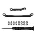 Injora SCX30-05BK Black 2.8g Brass Steering Links for Axial SCX30