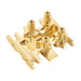 Injora SCX30-06BR Gold 17.8g Brass Skid Plate for Axial SCX30