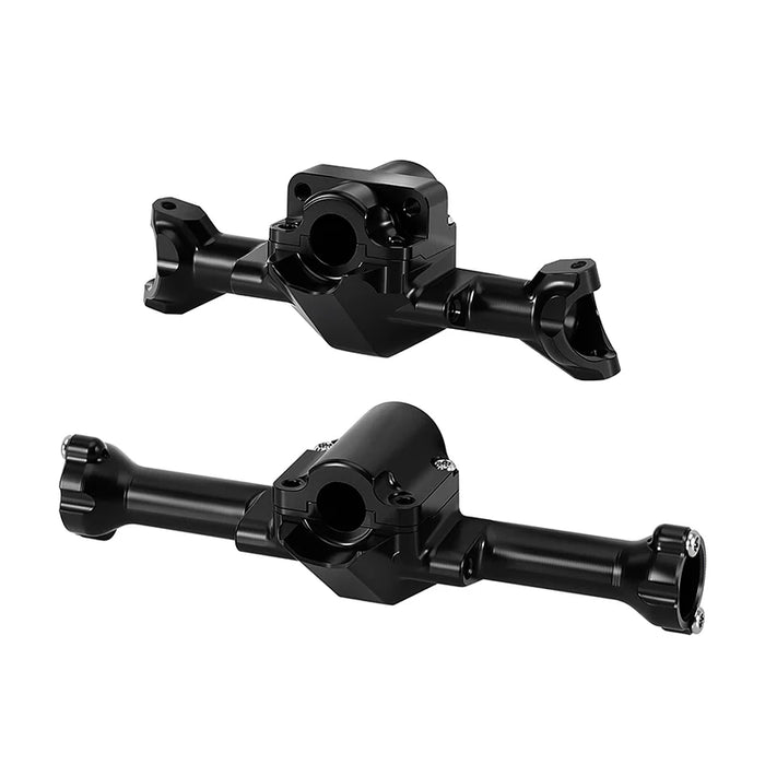 Injora SCX30-10BK Black Aluminum Front & Rear Axle Housings Set for Axial SCX30