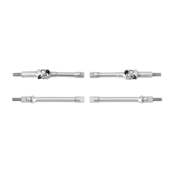 Injora SCX30-13FR Stainless Steel Front CVD & Rear Axle Shafts Set for Axial SCX30