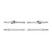 Injora SCX30-13FR Stainless Steel Front CVD & Rear Axle Shafts Set for Axial SCX30