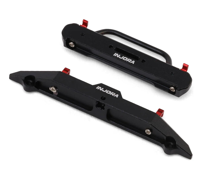 Injora SCX30-1716FR Axial SCX30 Black Aluminum Bumpers Set