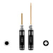 Injora TOOL-LSD63-64 Axial SCX30 Aluminum 2-Piece Metric Screwdriver & Nut Driver Tool Set