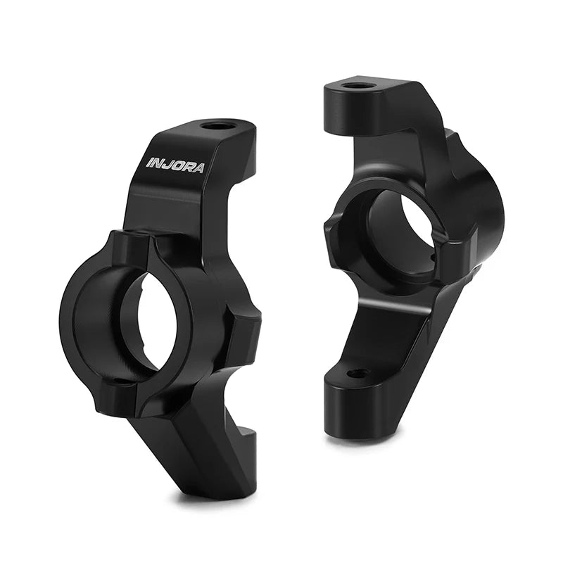 Injora VER10-02 Black 26.2g Brass Front Portal C-hubs for 1/10 Redcat Vertex-10 & Vertex-10W (1 Pair)