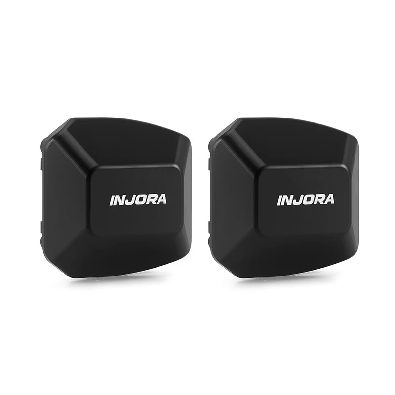 Injora VER10-04 Black 46.5g Brass Diff Covers for 1/10 Redcat Vertex-10 & Vertex-10W (1 Pair)