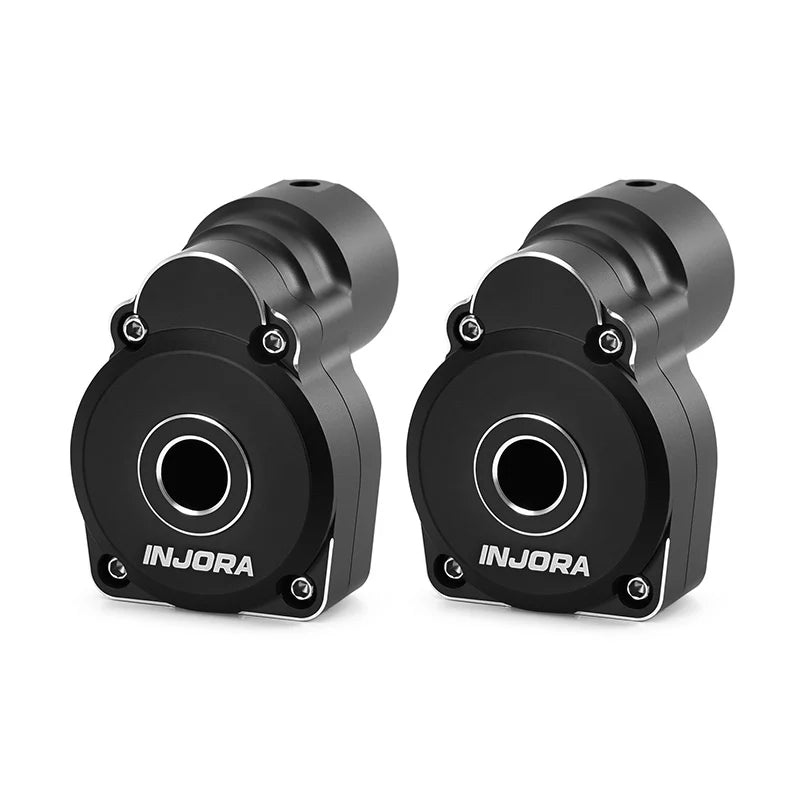 Injora VER10-05 Black 21.8g Aluminum Rear Portal Drive Housings for 1/10 Redcat Vertex-10 & Vertex-10W (1 Pair)